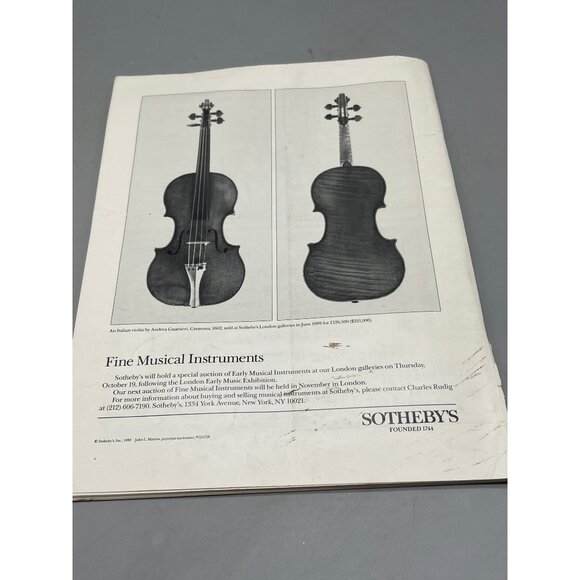 Strings magazine paperback copyright 1989 English David Lusterman 74 pages READ - Picture 2 of 7